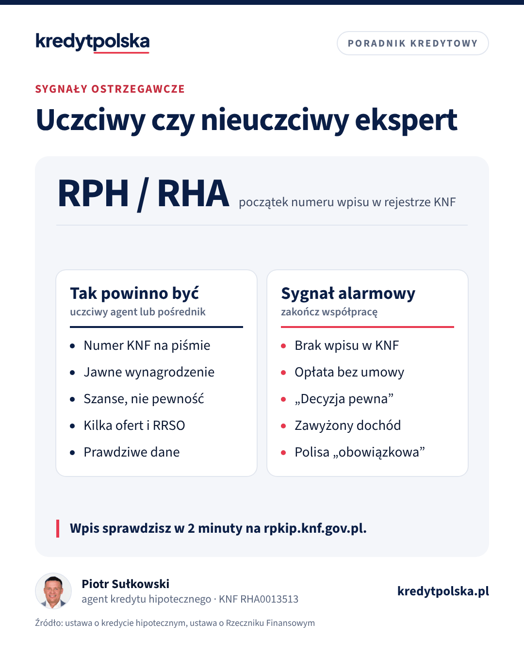 Uczciwy czy nieuczciwy ekspert. Wpis sprawdzisz w 2 minuty na rpkip.knf.gov.pl.